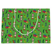 Dr. Seuss | The Grinch Cindy-Lou Who Pattern Groot Cadeauzakje (Voorkant)
