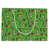 Dr. Seuss | The Grinch Cindy-Lou Who Pattern Groot Cadeauzakje (Achterkant)