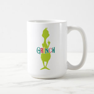 Dr. Seuss   The Grinch - Green Silhouette Koffiemok