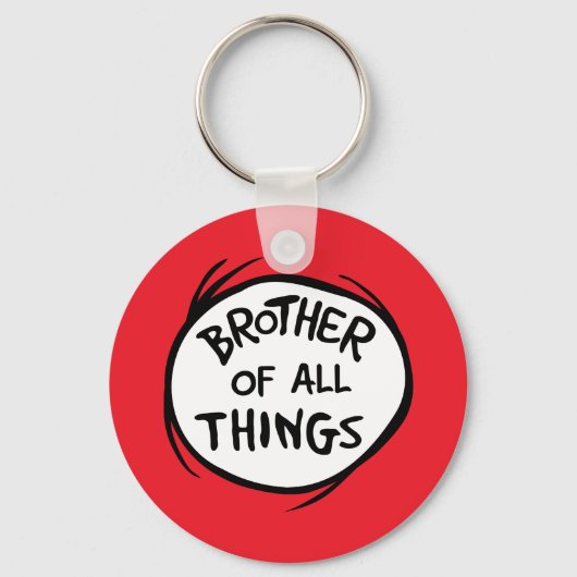 Dr. Seuss Thing 1 Ding 2 - Broeder van alles Sleutelhanger (Voorkant)