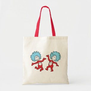 Dr. Seuss Thing 1 en Thing 2 Karakter Tote Bag