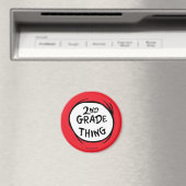 Dr. Seuss | Thing 1 Thing 2 - 2e graad Ding Magneet (Insitu (Vaatwasser))