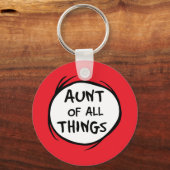 Dr. Seuss | Thing 1 Thing 2 - Aunt van alle dingen Sleutelhanger (Voorkant)