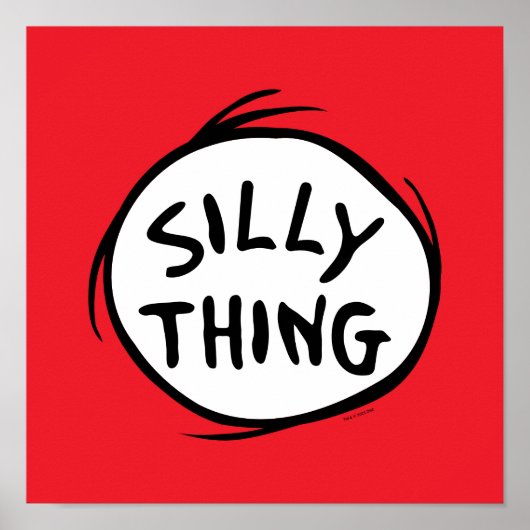 Dr. Seuss | Thing 1 Thing 2 - Gekke ding Poster (Voorkant)