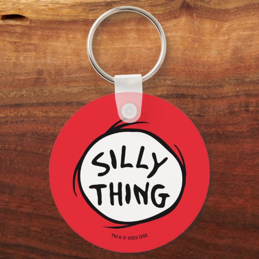 Dr. Seuss | Thing 1 Thing 2 - Gekke ding Sleutelhanger (Achterkant)