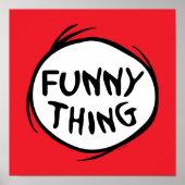 Dr. Seuss | Thing 1 Thing 2 - Grappig ding Poster (Voorkant)