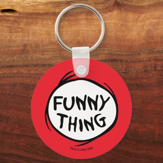 Dr. Seuss | Thing 1 Thing 2 - Grappig ding Sleutelhanger (Achterkant)