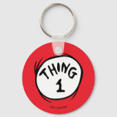 Dr. Seuss | Thing 1 Thing 2 - Thing 1 Sleutelhanger (Achterkant)
