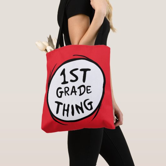 Dr. Seuss | Thing One Thing Two - 1e klas ding Draagtas (Dichtbij)