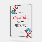 Dr Seuss Thing One Thing Two | Baby shower jumeaux (Angle)