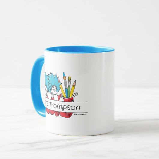 Dr. Seuss | Thing One Thing Two Docent Naam Mok (Voorkant links)