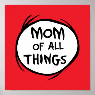 Dr Seuss Thing One Thing Two - Mam van alle Dingen Poster