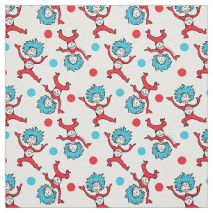 Dr. Seuss Thing One Thing Two Tweeling Baby Show Stof