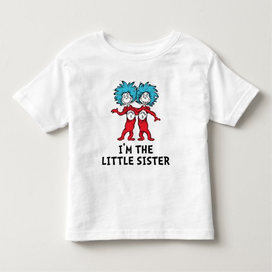 Dr. Seuss Thing One Thing Two | Tweeling | Grote Z Kinder Shirts (Voorkant)