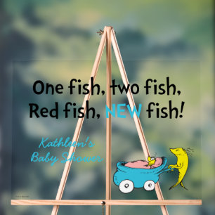 Dr. Seuss Un Poisson - Baby Shower Garçon