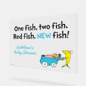Dr Seuss | Un poisson - Baby shower garçon (Angle)