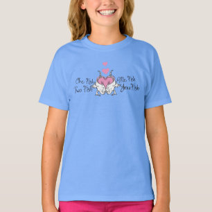 Dr. Seuss Valentijn Een vis van twee vissoorten T-shirt