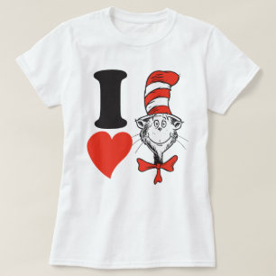 Dr. Seuss Valentijn Ik heb de kat in de Pet gehoo T-shirt