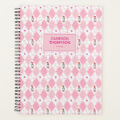 Dr. Seuss Valentijn | Roze argyle-kat in het Pet Planner (Voorkant)