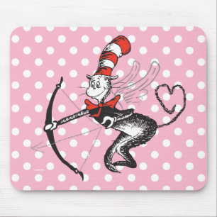 Dr. Seuss Valentijnkaart De Kat in de Hoed Cupid Muismat