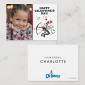 Dr. Seuss Valentine's Day | Be My Valentine Notitiekaartje (Voorkant / Achterkant)