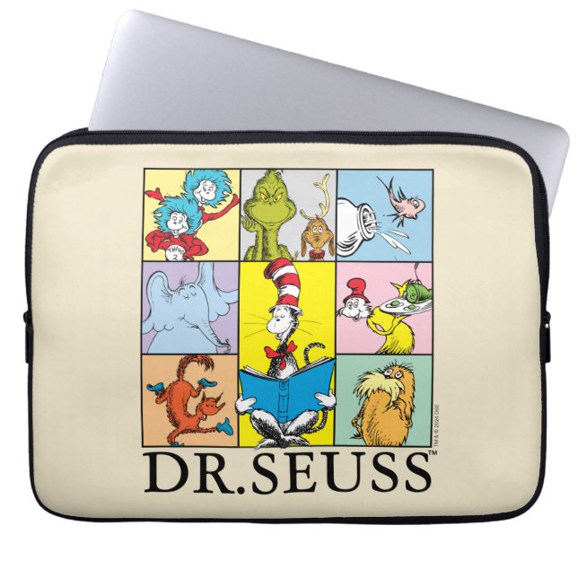 Dr. Seuss | Verhalen grafisch Laptop Sleeve (Voorkant)
