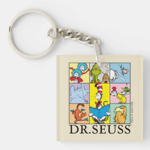 Dr. Seuss Verhalen grafisch Sleutelhanger