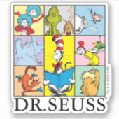 Dr. Seuss | Verhalen grafisch Sticker (Voorkant)