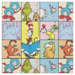 Dr. Seuss Verhalen Grafisch Stof