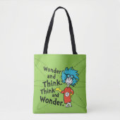 Dr. Seuss | Verwondering en denken. Denk en verwon Draagtas (Voorkant)