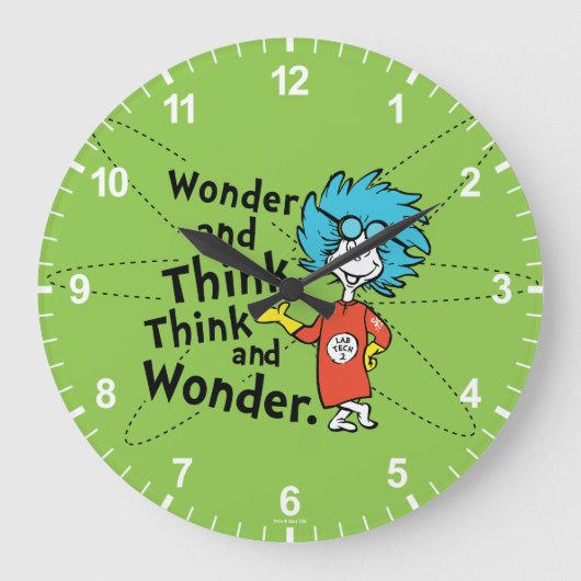Dr. Seuss | Verwondering en denken. Denk en verwon Grote Klok (Voorkant)