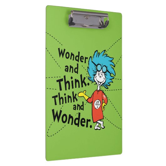 Dr. Seuss | Verwondering en denken. Denk en verwon Klembord (Rechts)