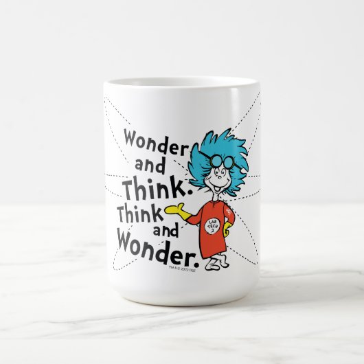 Dr. Seuss | Verwondering en denken. Denk en verwon Koffiemok (Center)