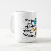 Dr. Seuss | Verwondering en denken. Denk en verwon Koffiemok (Voorkant links)