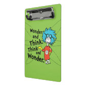 Dr. Seuss | Verwondering en denken. Denk en verwon Mini Klembord (Angled2)