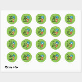 Dr. Seuss | Verwondering en denken. Denk en verwon Ronde Sticker (Vel)