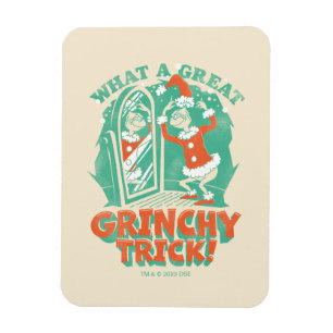 Dr. Seuss Wat een geweldige Grinchy truc! Magneet