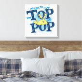 Dr. Seuss | We springen graag op de top van Pop Canvas Afdruk (Insitu (Slaapkamer))