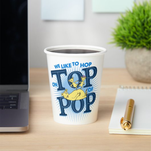 Dr. Seuss | We springen graag op de top van Pop Papieren Bekers (Insitu)