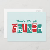 Dr. Seuss | Wees geen Grinch Briefkaart (Voorkant / Achterkant)