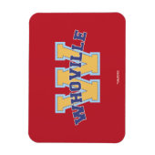 Dr. Seuss | Who-ville Athletic Logo Magneet (Verticaal)