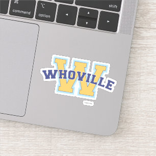 Dr. Seuss   Who-ville Athletic Logo Sticker