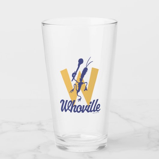 Dr. Seuss | Who-ville W Logo Glas (Voorkant)