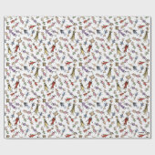 Dr. Seuss Whoville Characters Festive Pattern Cadeaupapier (Vlak)