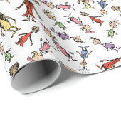 Dr. Seuss Whoville Characters Festive Pattern Cadeaupapier (Rol Hoek)