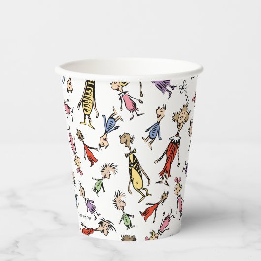 Dr. Seuss Whoville Characters Festive Pattern Papieren Bekers (Voorkant)