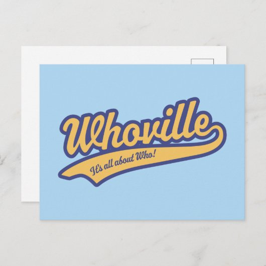 Dr. Seuss | Whoville - Het draait allemaal om Wie! Briefkaart (Voorkant / Achterkant)