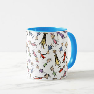 Dr. Seuss Whoville Karakters Festief Patroon Mok