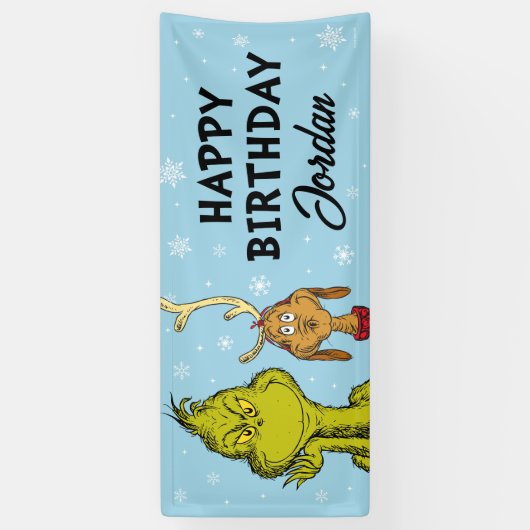 Dr. Seuss | Winterdag Spandoek (Verticaal)