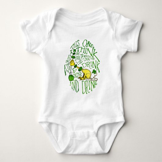 Dr. Seuss | Yink - St. Patrick's Day Romper (Voorkant)